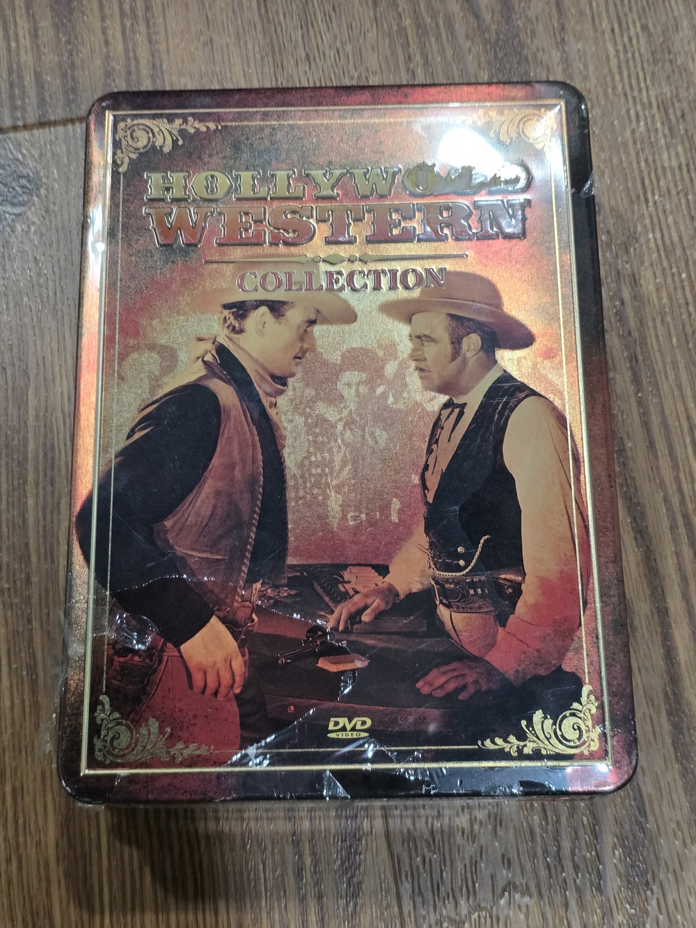 Hollywood Western Collection DVD Tin - Red & Gold